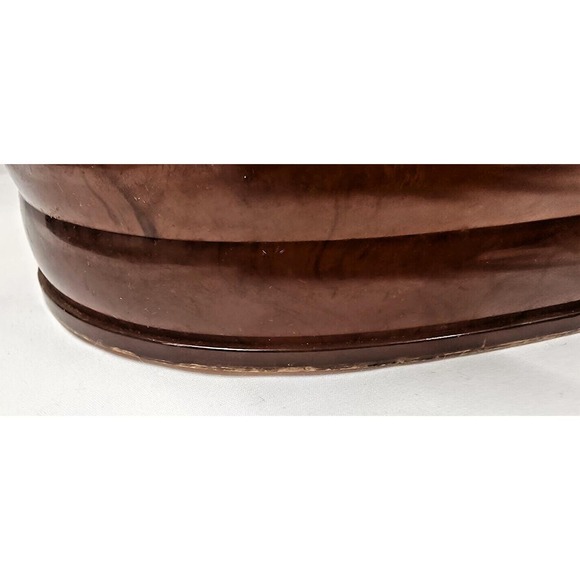 VTG Amber Lucite Purse Mid Century Pocketbook Vintage 1950s Rhinestones - Picture 6 of 16